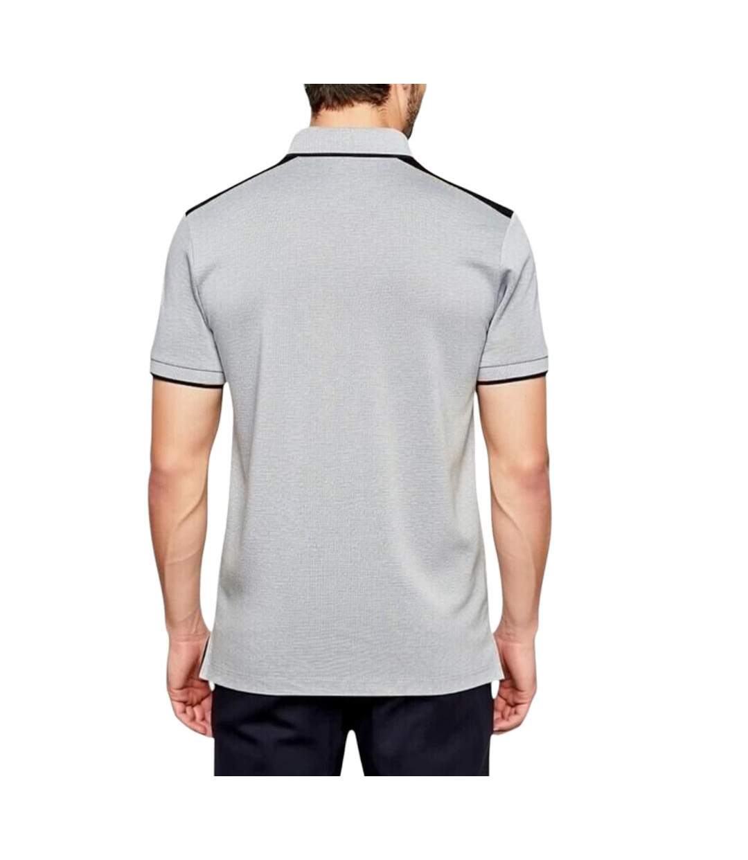 Polo gris/noir homme lee cooper glc2046-2