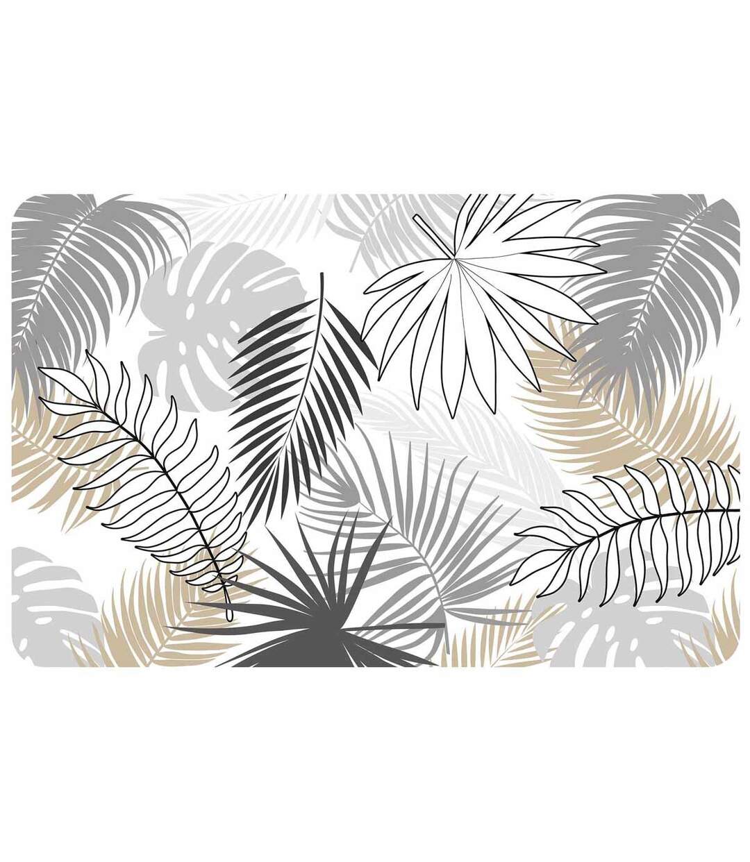 Set de Table Imprimé Virginia 28x43cm Transparent-1