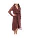 Robe bordeaux femme kaporal bibi-1
