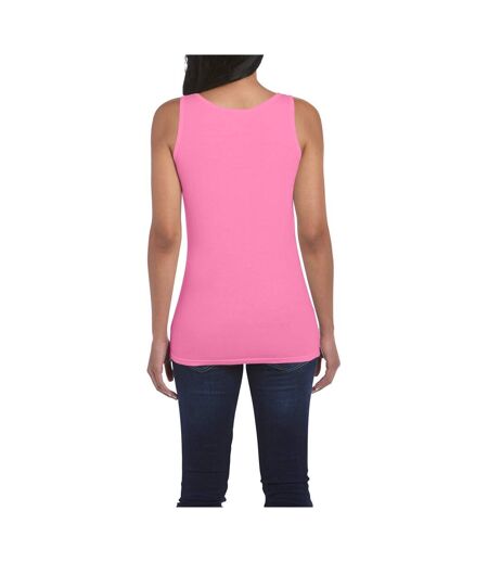 Gildan Ladies Soft Style Tank Top Vest (Azalea)