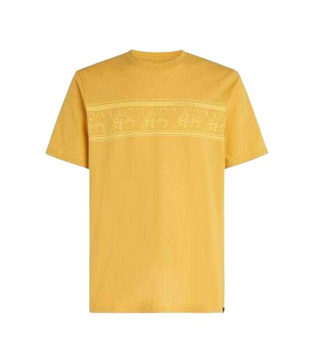 T-shirt Motif/style Floral Mix & Match Homme Jaune O´Neill