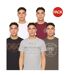 Pack of 5  Mens corsure assorted designs t-shirt  multicoloured Duck and Cover-1