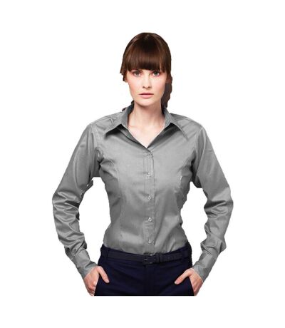 Chemisier Oxford Femme Gris Kustom Kit