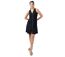 Robe courte féminine MAURINE noire Coton Du Monde-1