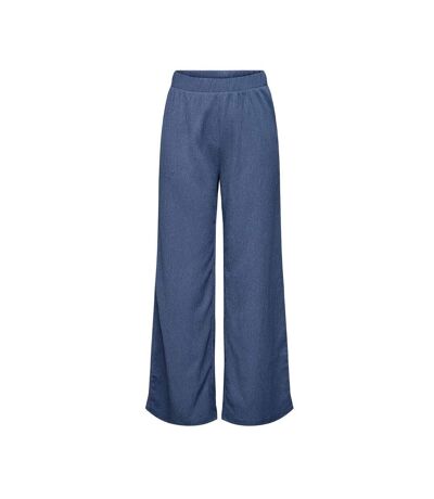 Pantalon fluide bleu femme jdy debbie - l-l32