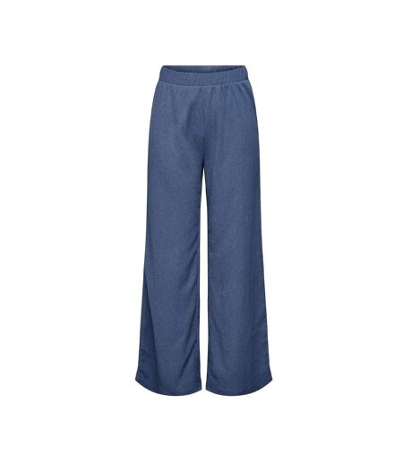 Pantalon fluide bleu femme jdy debbie - l-l32