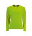 SOLS - T-shirt manches longues PERFORMANCE - Femme (Vert néon) - UTPC3131