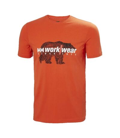 Helly Hansen - T-shirt - Homme (Orange foncé) - UTBC5078