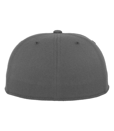 Yupoong Flexfit Unisex Premium 210 Fitted Flat Peak Cap (Dark Grey) - UTRW4163