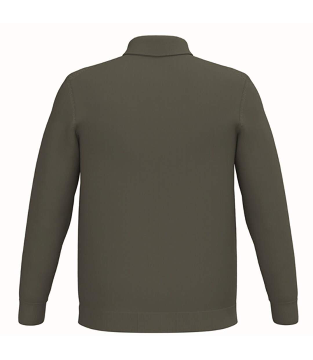 Polo manches longues - Homme - PATS204 - vert kaki-2