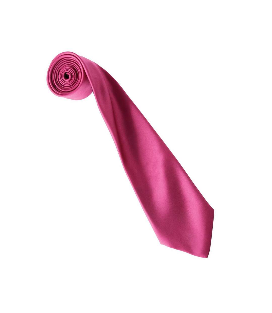 Cravate Colours Collection Taille Unique Rose Vif Premier-2