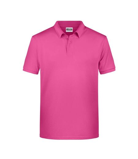 Polo Basic Homme Rose James And Nicholson