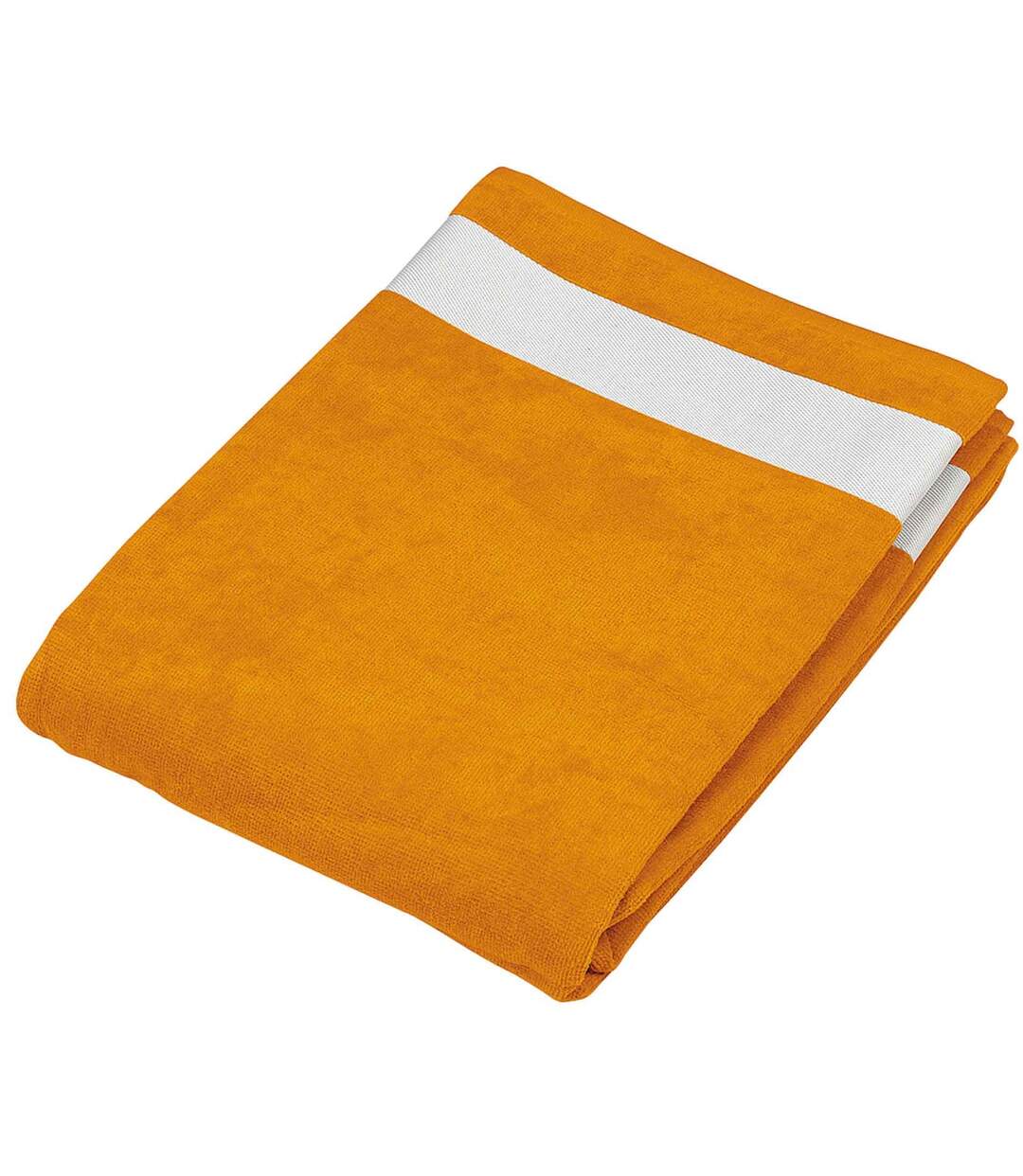 Drap de plage coton - K118 - orange-2