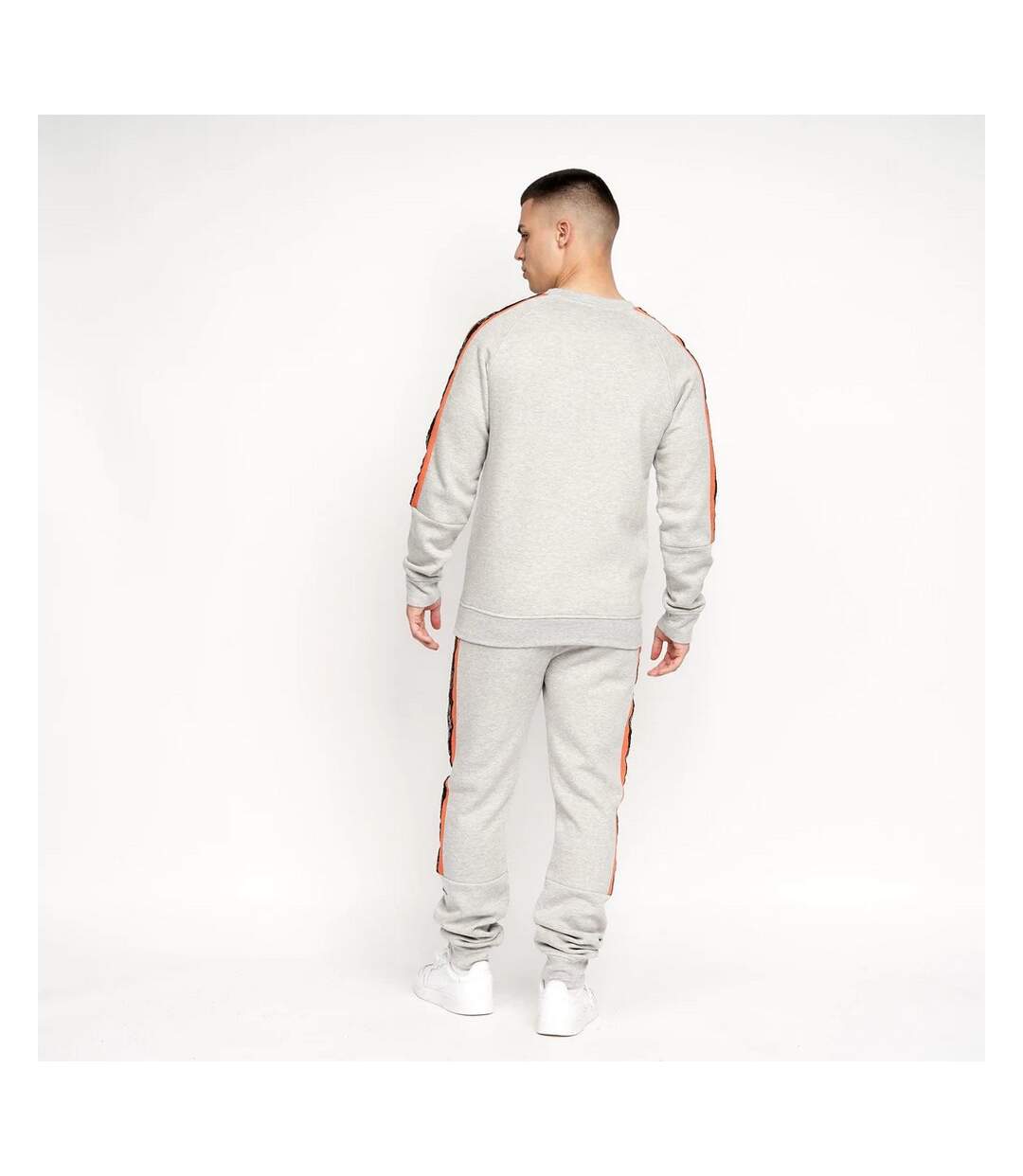 Crosshatch Mens Grassmeere Sweatshirt (Grey Marl)