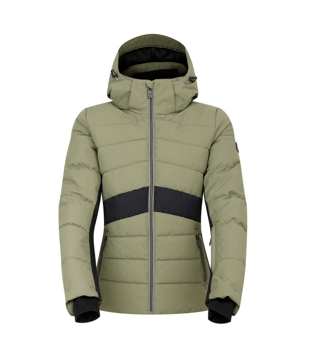 Blouson de ski glacial femme vert olive / noir Dare 2B-1