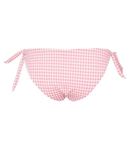 Bas De Maillot De Bain Motif/style À Carreaux Femme Bleu Clair Pieces
