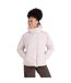 Womens/ladies Tess Cropped Down Jacket Cream Animal-4