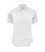 Chemise à manches courtes homme blanc Kustom Kit-1