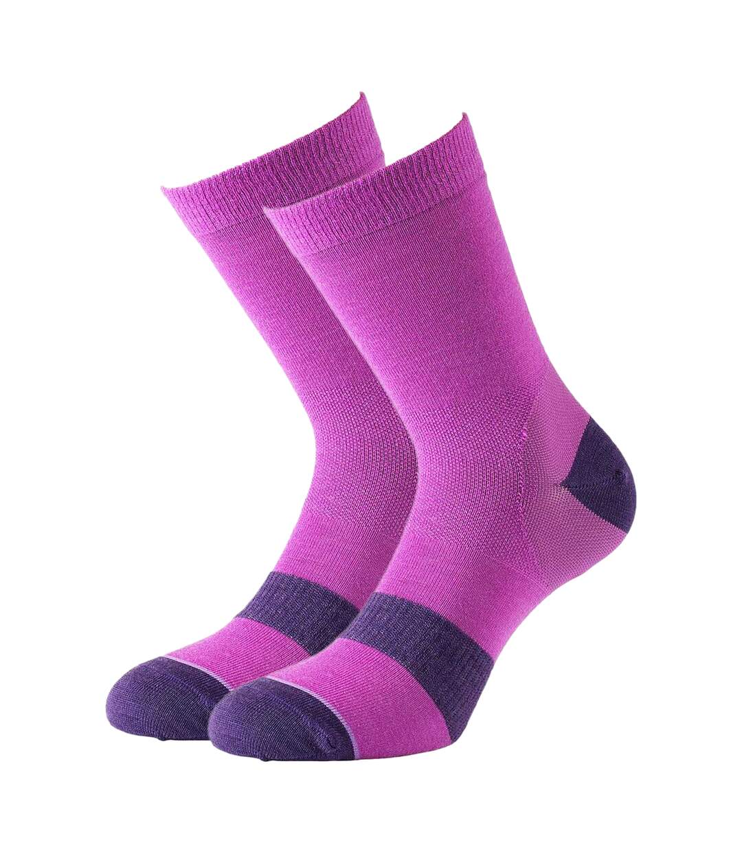 Chaussettes approach femme fuchsia 1000 Mile-2