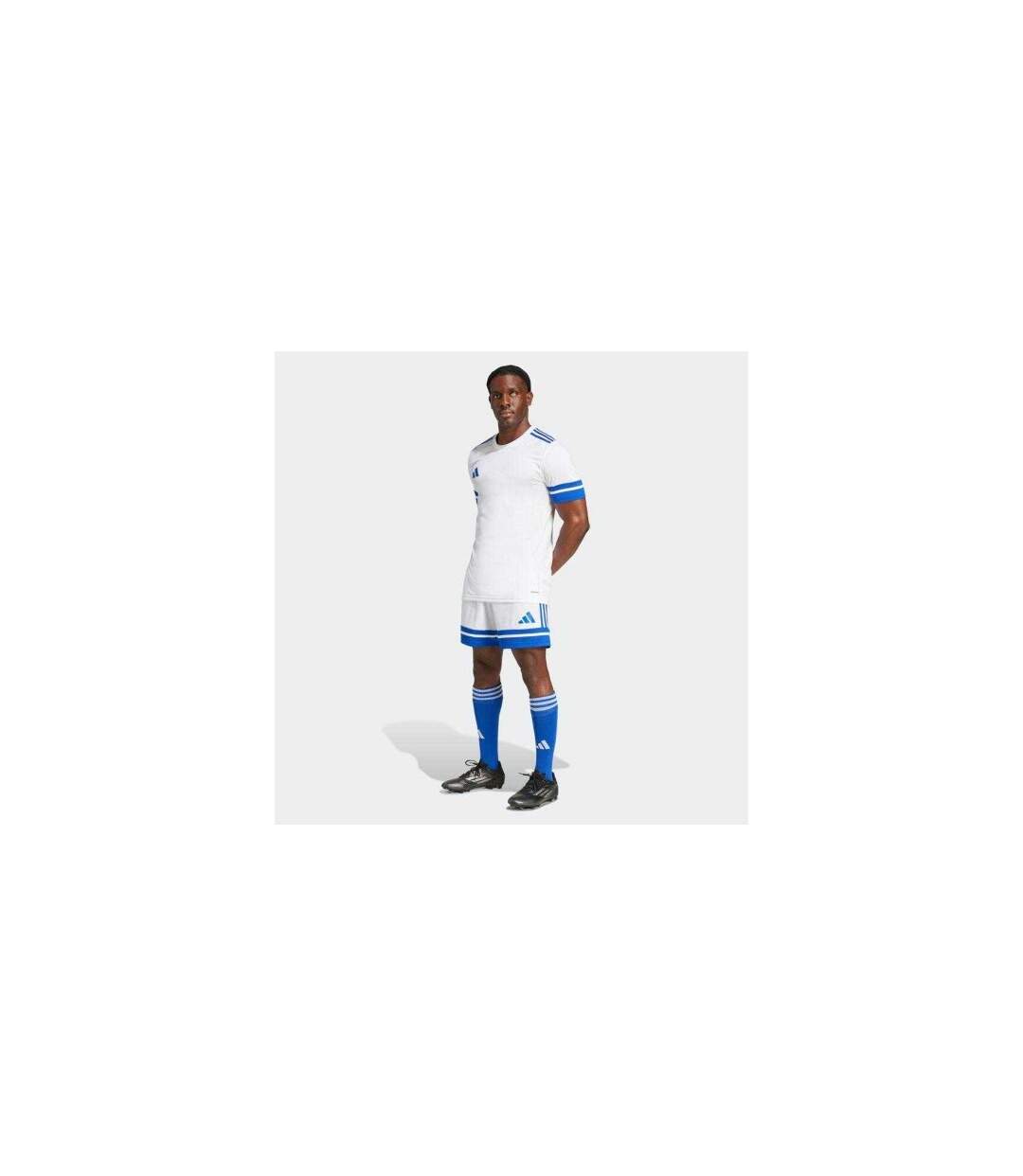 Maillot De Foot Squadra Homme Blanc Bleu Adidas-1