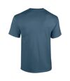 Gildan Mens Heavy Cotton Short Sleeve T-Shirt (Pack of 5) (Indigo Blue)