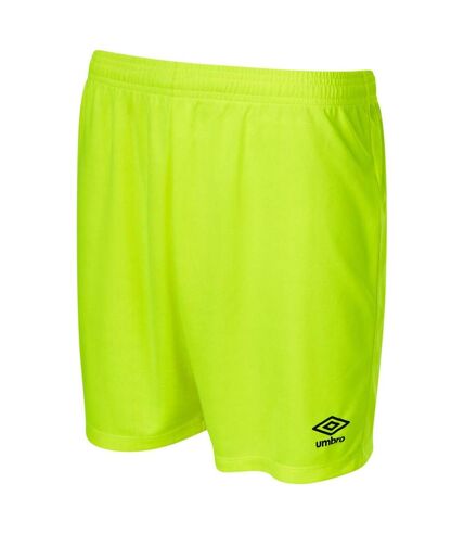Umbro Mens Club II Shorts (Safety Yellow/Carbon) - UTUO827
