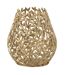 Vase Déco en Métal Diann 33cm Doré-1