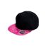 Result Mens Bronx Glitter Snapback Cap (Black/Pink) - UTPC3126