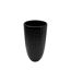 Vase Déco en Céramique Quadri 27cm Noir