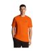 T-shirt Style Uni Homme Orange Lyle & Scott-1