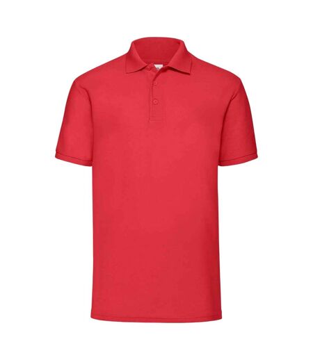 Polo 65/35 homme rouge Fruit of the Loom