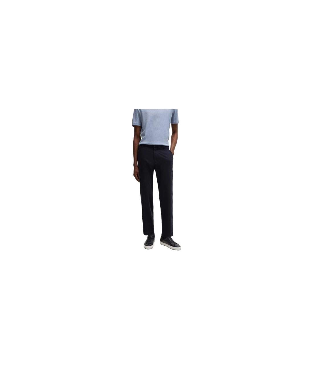 Chino Homme Bleu Foncé Boss-1