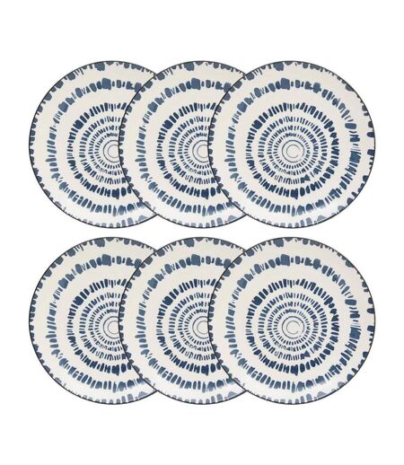 Lot de 6 Assiettes à Dessert Umami Rayon 19cm Bleu