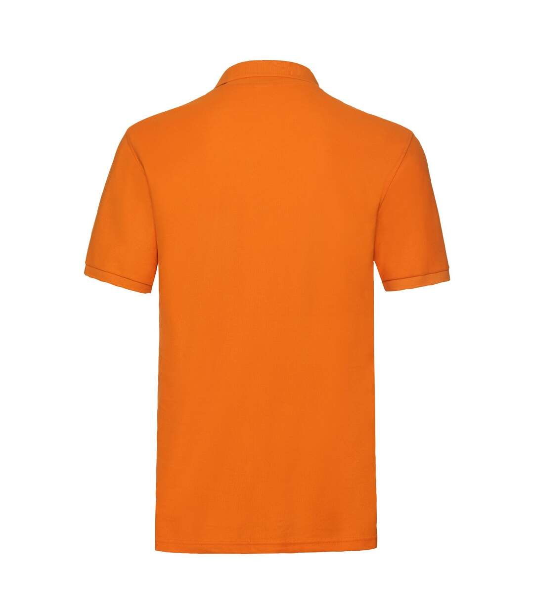 Mens premium pique polo shirt orange Fruit of the Loom