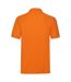 Fruit of the Loom Mens Premium Pique Polo Shirt (Orange)