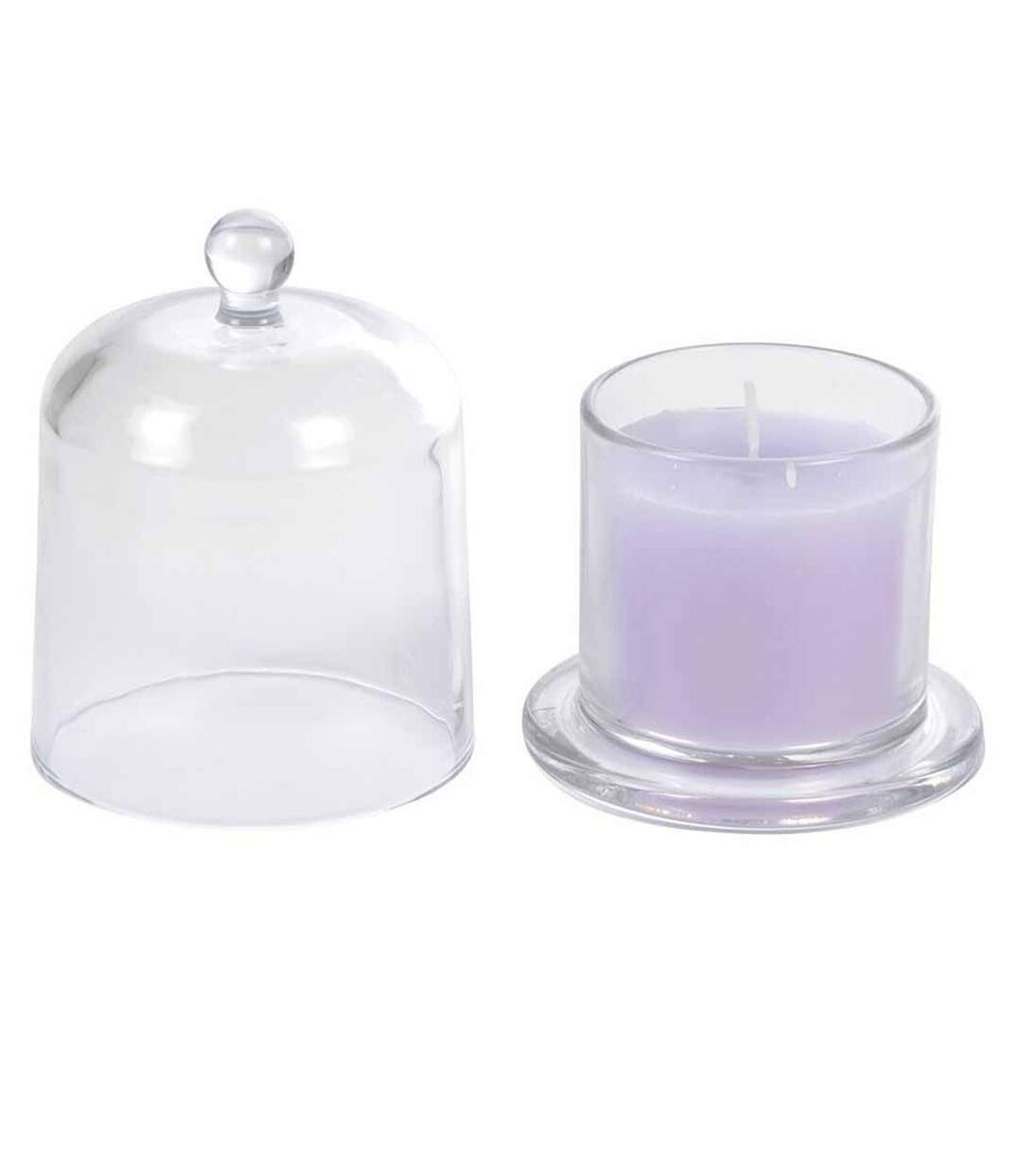 Bougie Parfumée Cloche Romantique 11cm Lavande-2