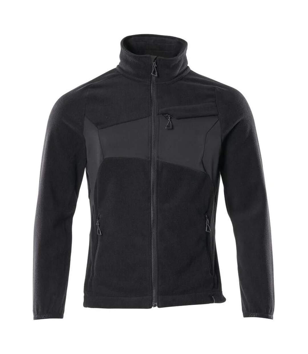 Mens Accelerate Fleece Jacket Black Mascot-1
