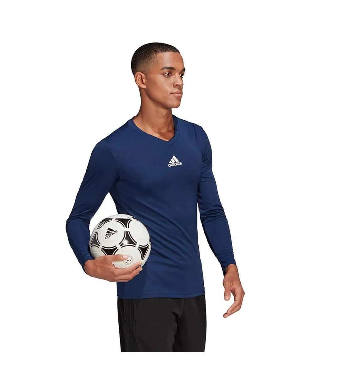 T-shirt Team Base Homme Bleu Marine Adidas-3