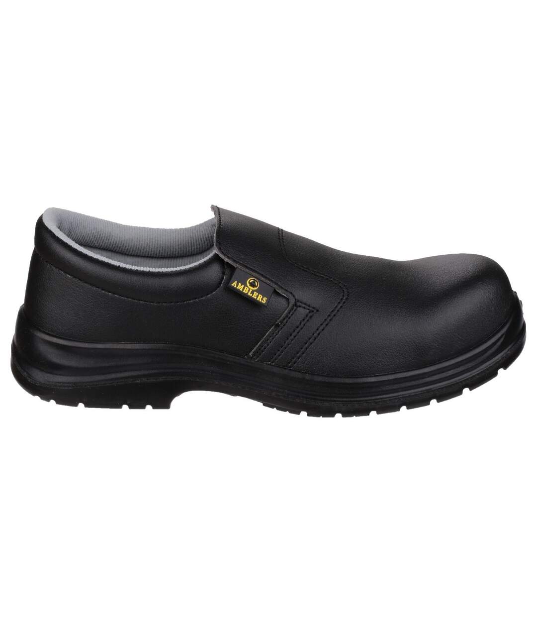 Safety fs661 unisex slip on safety shoes black Amblers-2