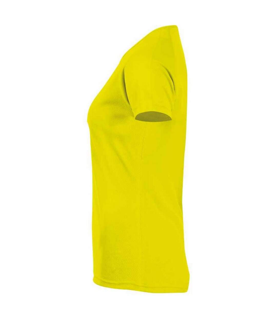 T-shirt Sporty Femme Jaune Néon SOLS-3