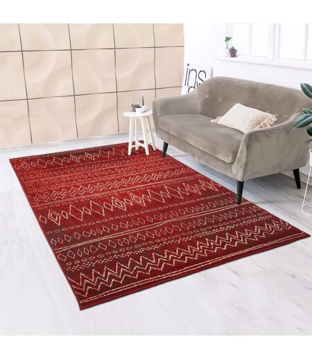 Tapis berbère tissé motifs tribaux AF1 BERBI