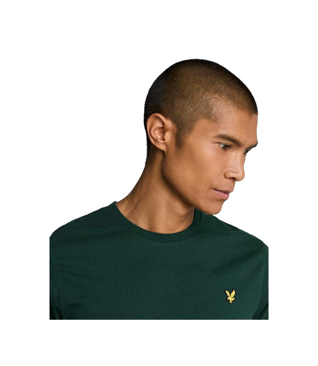 T-shirt Manches Courtes Motif/style Logo Homme Vert Foncé Lyle & Scott-4