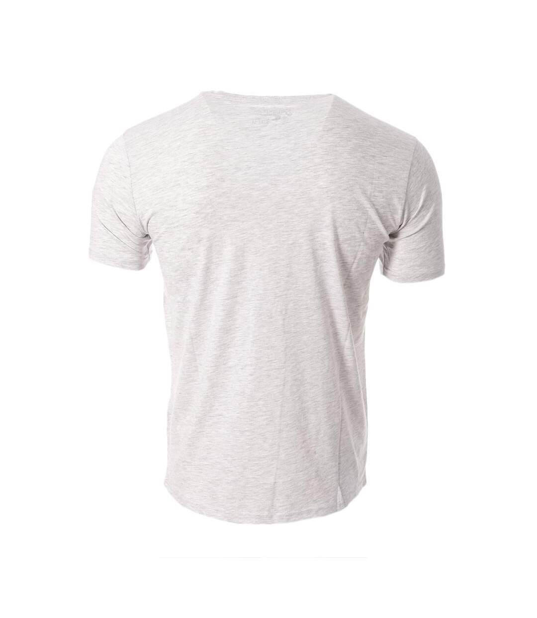 T-shirt Blanc Chiné Homme RMS26 1071 - 3XL