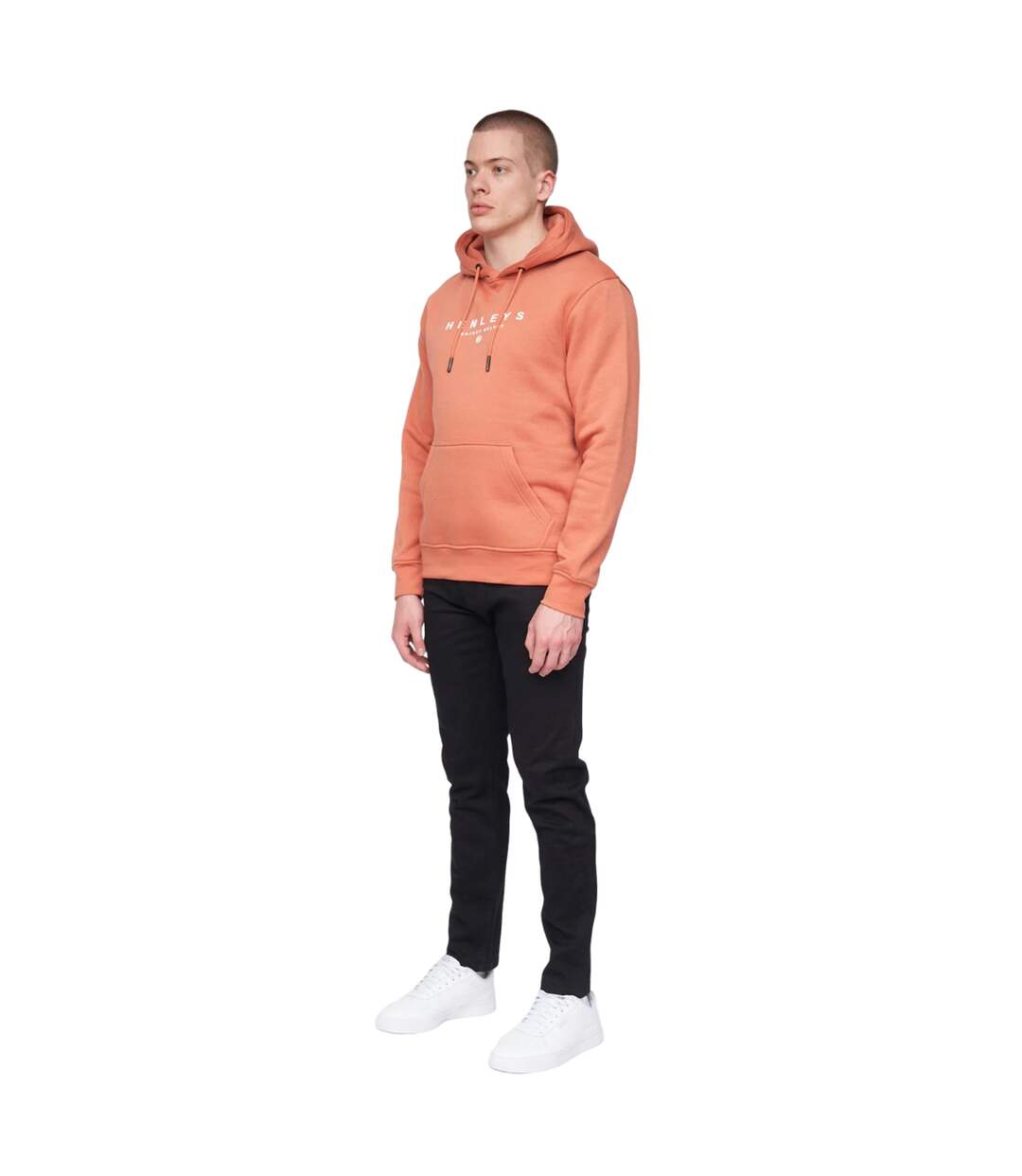 Mens ninesix hoodie brick red Henleys