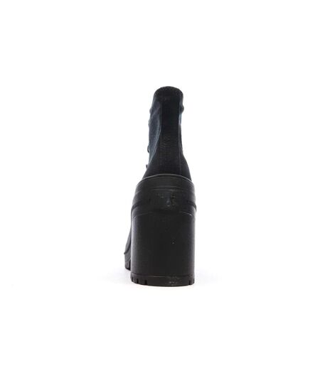 Baskets noires femme converse chuck 70 de luxe heel