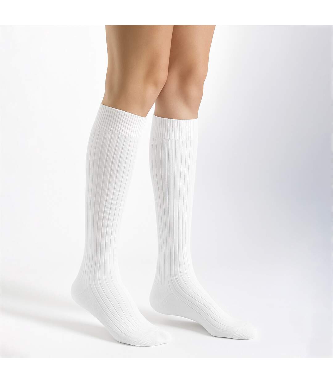 Sock Snob - Lot de 6 Chaussettes Femme 100% Coton Hautes | Bord Non Élastique-3