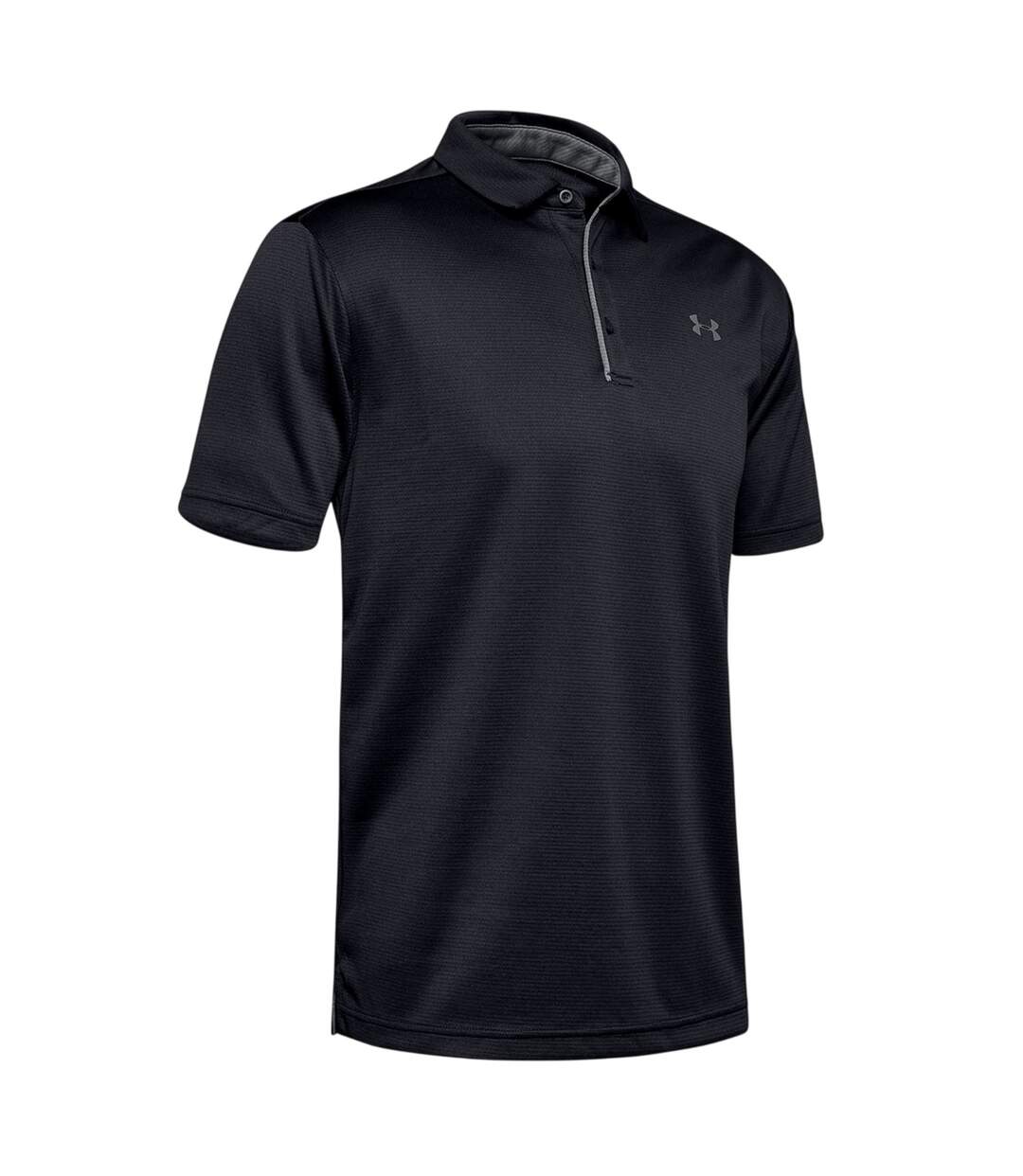 Mens Tech Logo Polo Shirt Black Under Armour-2