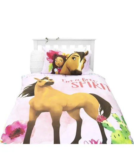 Reversible Duvet Set Multicoloured Spirit