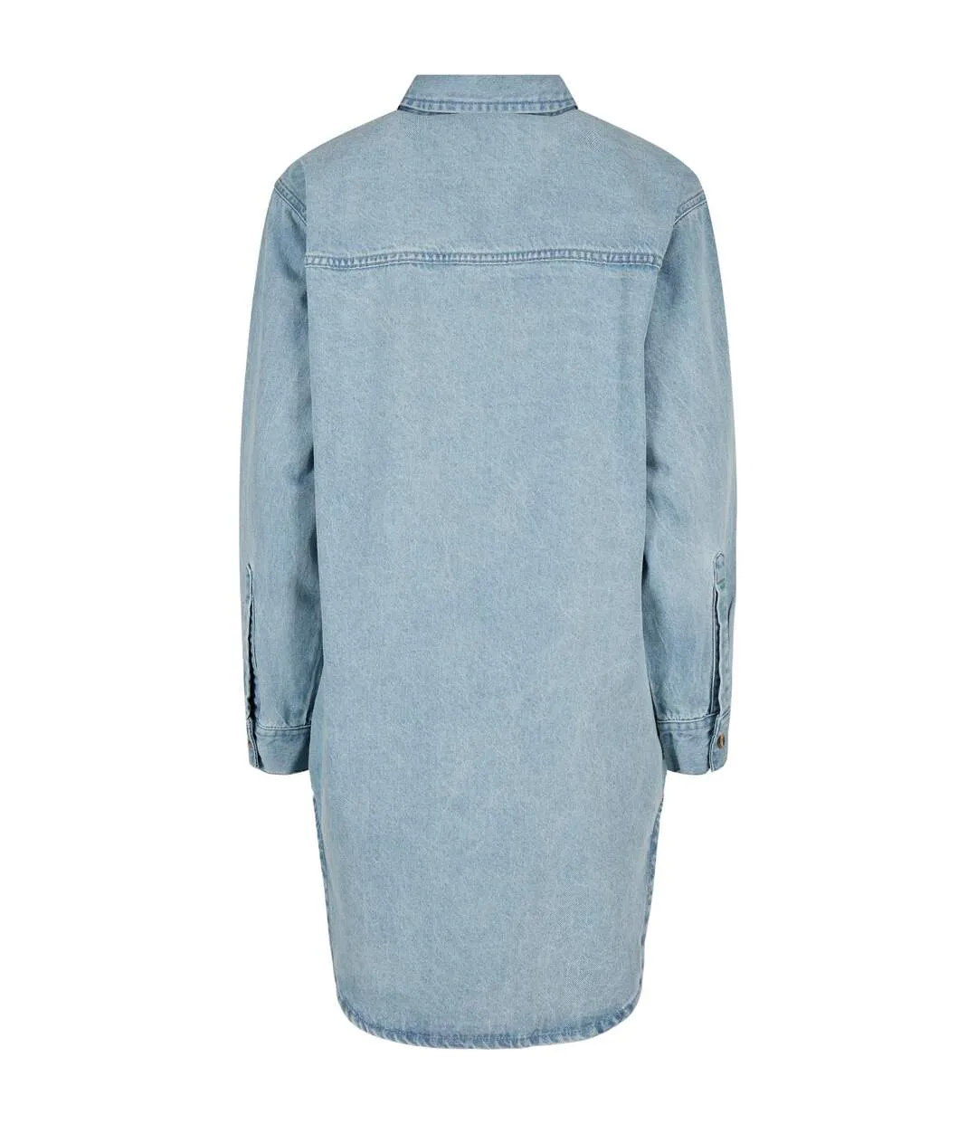 Robe Chemisier Femme Bleu Clair Délavé Urban Classics-2