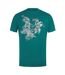 T-shirt Motif Léopard Homme Vert Cavalli Class-1